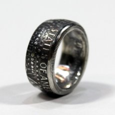 画像2: 指輪／コインリング／ケネディ銀貨／イーグル／1964年／silver900 (2)