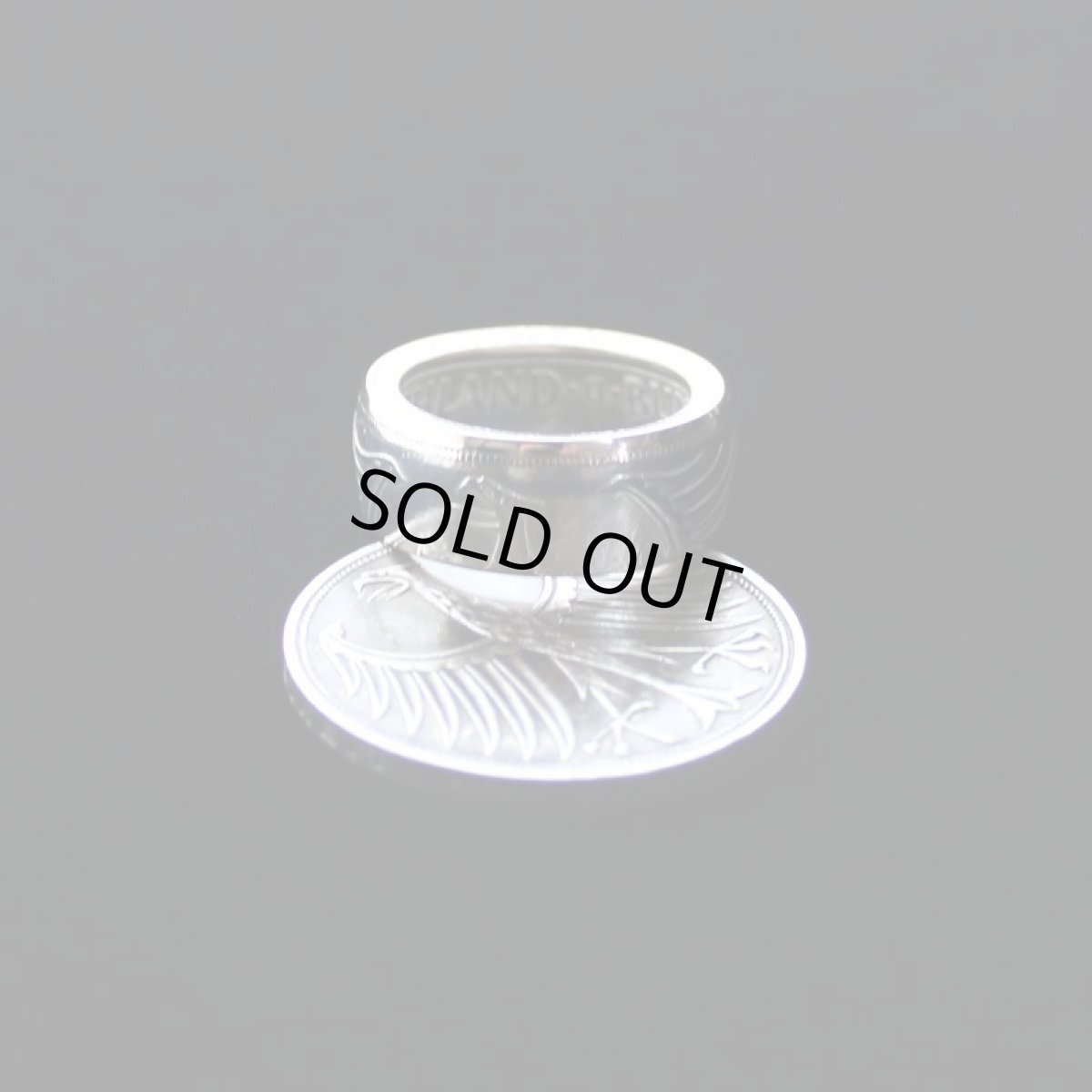 画像3: 指輪／コインリング／5マルク銀貨／西ドイツ／イーグル (3)