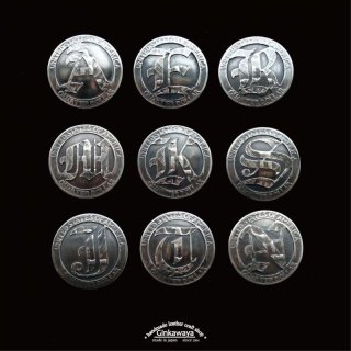 アルファベットコンチョ販売