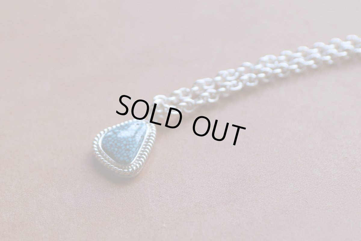 画像3: ターコイズトップ／ネックレス／シルバーアクセサリー／キングマン／silver950／一点もの (3)