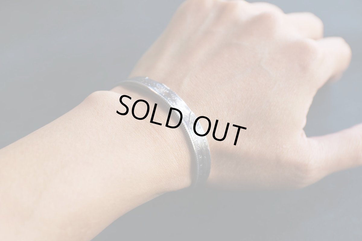 画像2: ブレス／コインバングル／モルガンダラー銀貨／silver900／ (2)