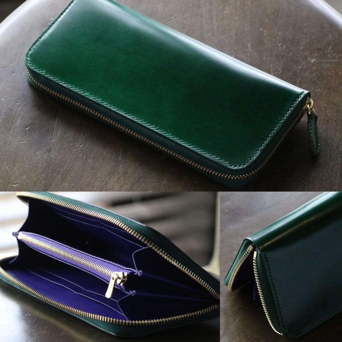 画像10: 【定番革】馬革臀部／コードバン／レーデルオガワ (10)