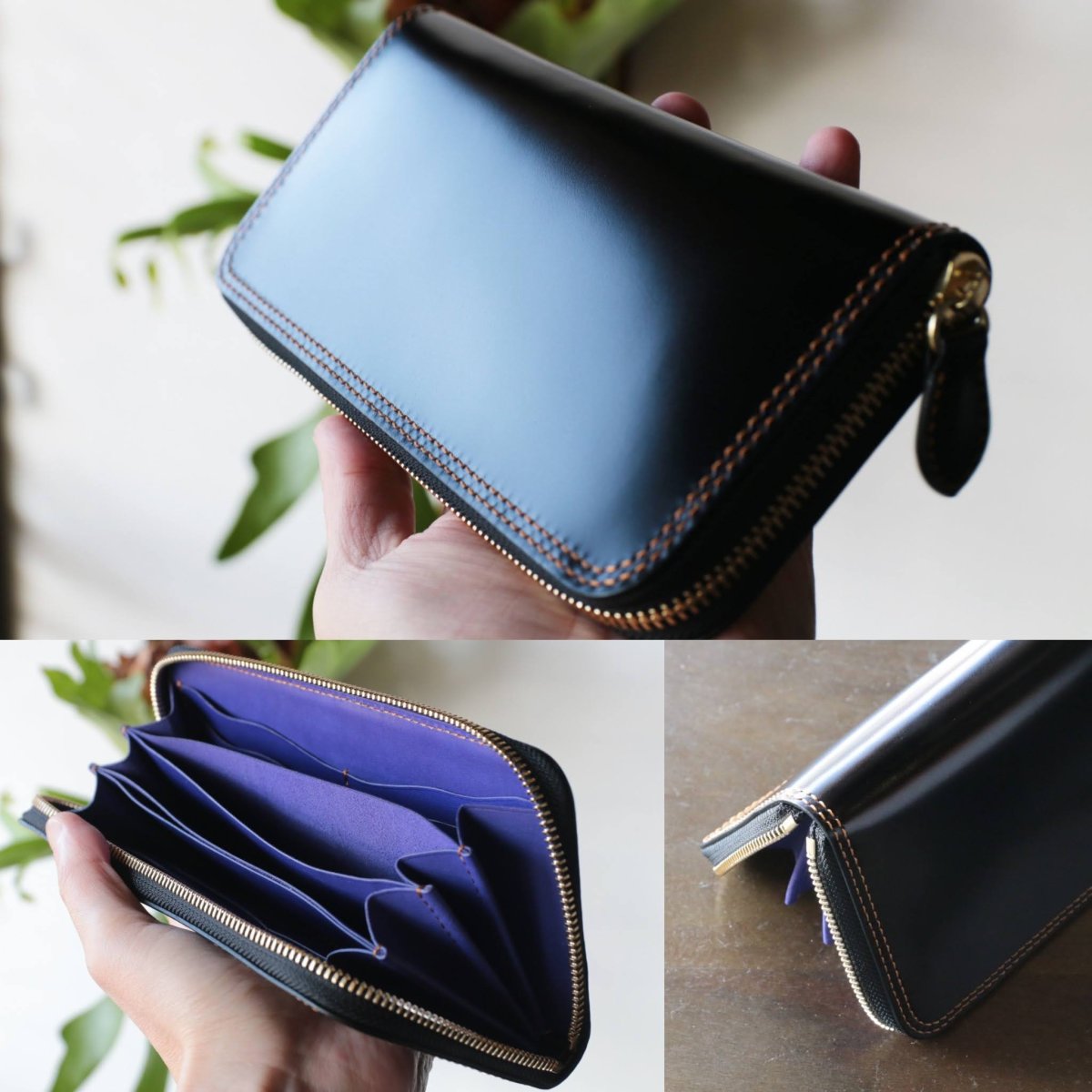 画像11: 【定番革】馬革臀部／コードバン／レーデルオガワ (11)