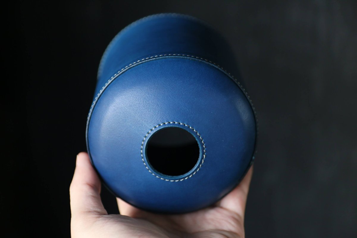 画像6: ガスカートリッジカバー／OD缶カバー／キャンプ用品／アウトドア用品／革製／ヌメ革 (6)