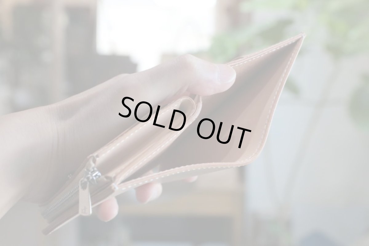 画像3: 【限定品・在庫品】コンパクトウォレット／ヌメ革ナチュラル (3)