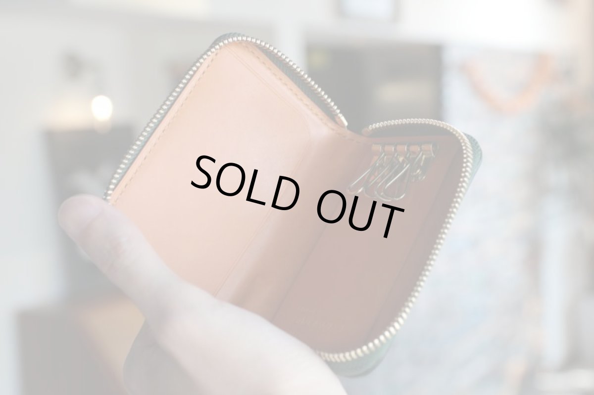 画像3: 【限定品・在庫品】ラウンドファスナーキーケース／ヴォーエプソン／限定色グリーン (3)