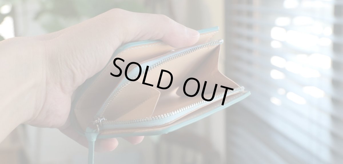 画像3: 【限定品・在庫品】コンパクトウォレット／ヴィヴィッド／ヌメ革 (3)