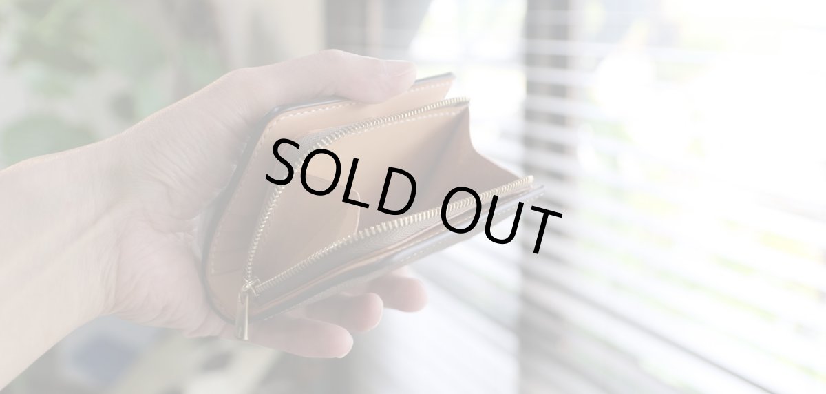 画像3: 【限定品・在庫品】コンパクトウォレット／ヴォーエプソン／ヌメ革 (3)