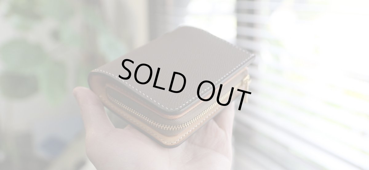 画像2: 【限定品・在庫品】コンパクトウォレット／ヴォーエプソン／ヌメ革 (2)