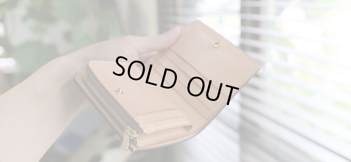 画像4: 【限定品・在庫品】コンパクトウォレット／ヴォーエプソン／ヌメ革 (4)