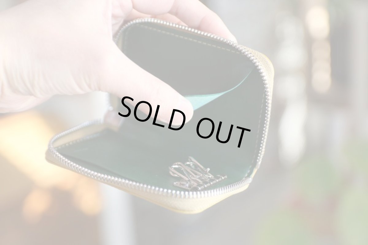 画像3: 【限定品・在庫品】ラウンドファスナーキーケース／リザードレモン (3)