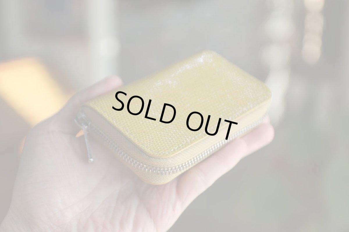 画像2: 【限定品・在庫品】ラウンドファスナーキーケース／リザードレモン (2)