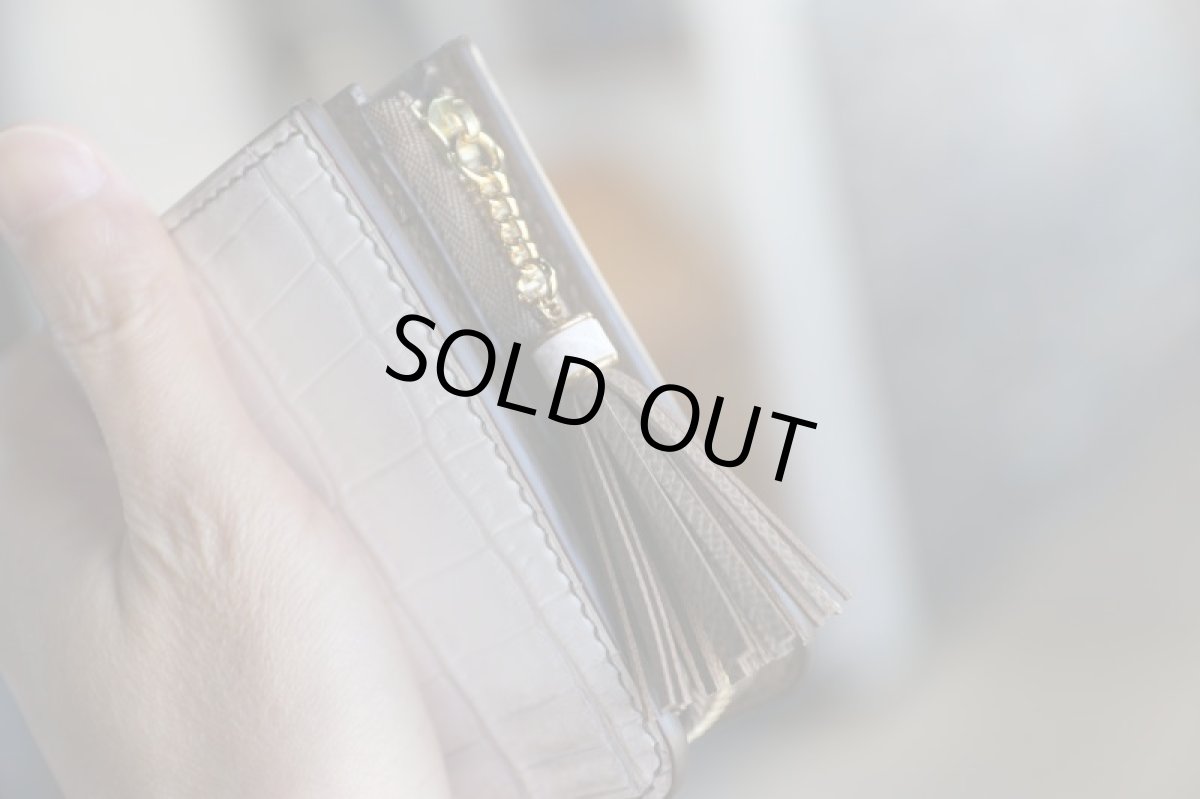 画像4: 【限定価格・限定品・在庫品】コンパクトウォレット／ヒマラヤクロコ／ヴォーエプソン (4)