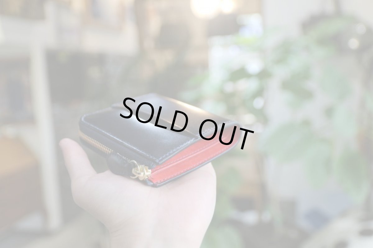 画像6: 【限定品・在庫品】L字ファスナーミニウォレット／オープンタイプ／コードバン (6)