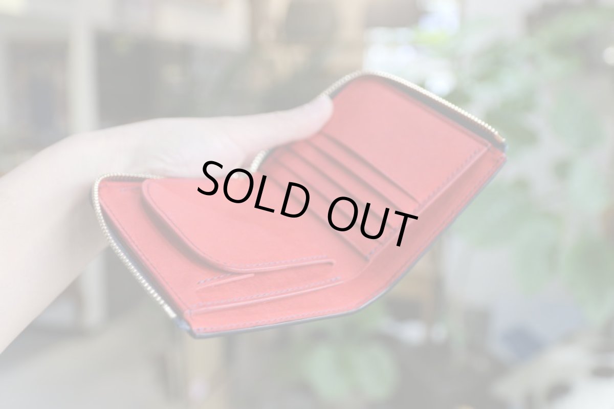 画像3: 【限定品・在庫品】L字ファスナーミニウォレット／オープンタイプ／コードバン (3)