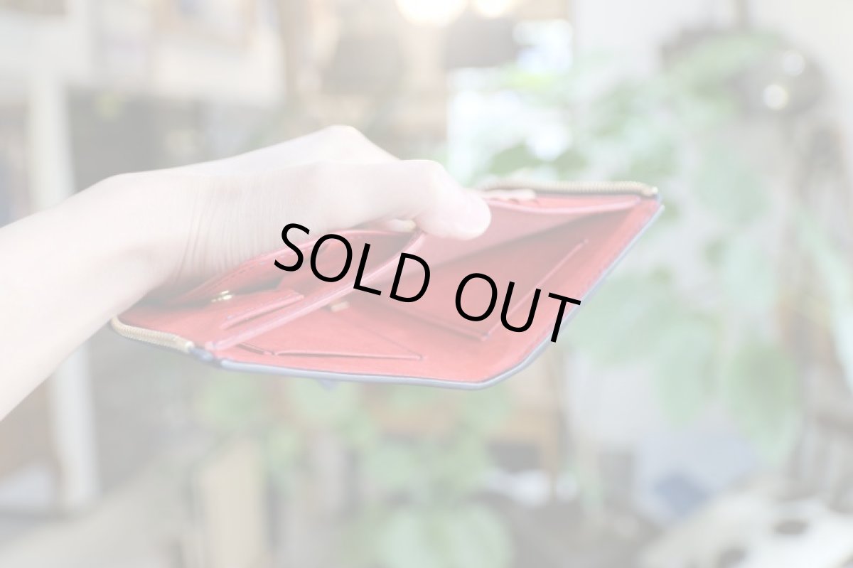 画像5: 【限定品・在庫品】L字ファスナーミニウォレット／オープンタイプ／コードバン (5)