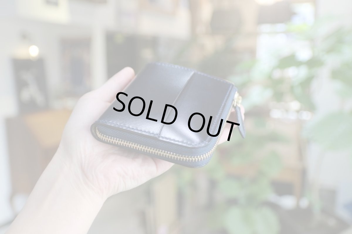 画像2: 【限定品・在庫品】L字ファスナーミニウォレット／オープンタイプ／コードバン (2)