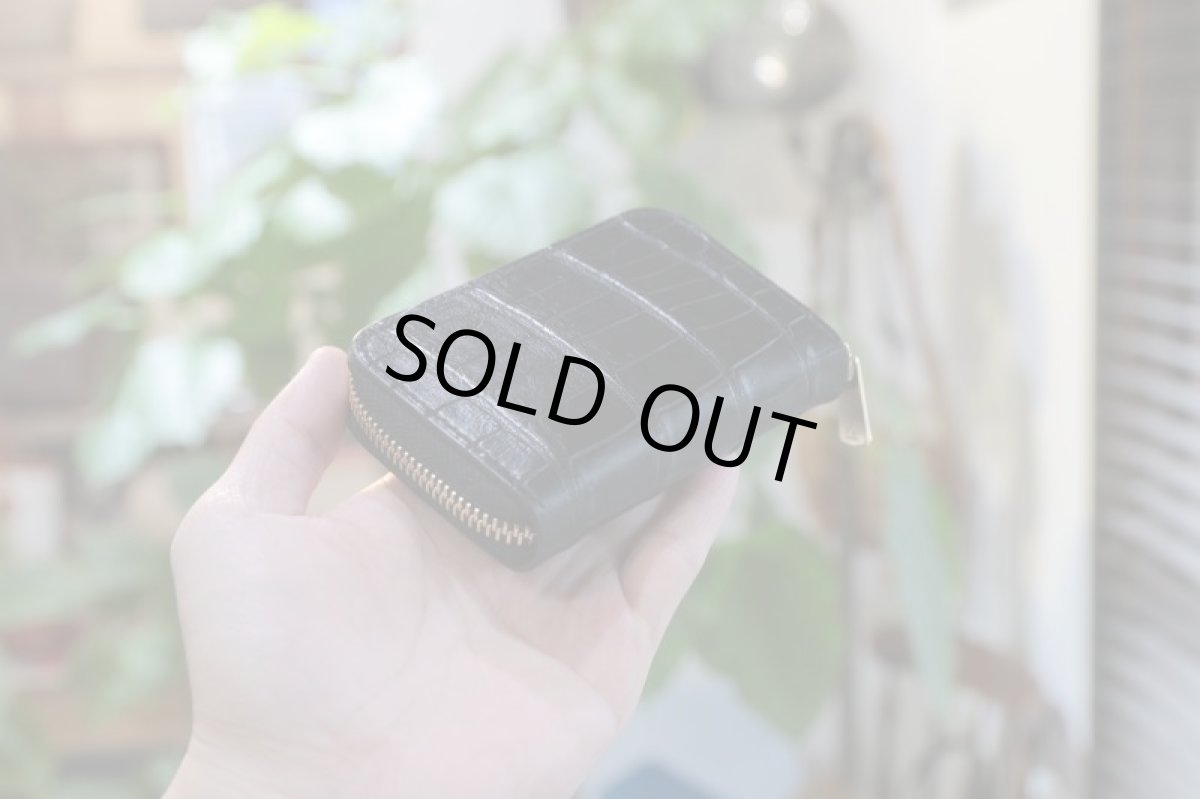 画像4: 【限定品・在庫品】ラウンドファスナーコインケース/スモールクロコ (4)