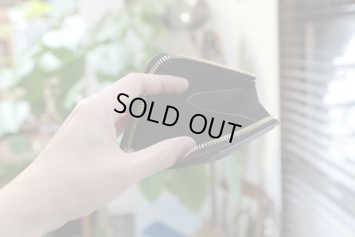 画像4: 【限定品・在庫品】L字ファスナーミニウォレット／スモールクロコ (4)