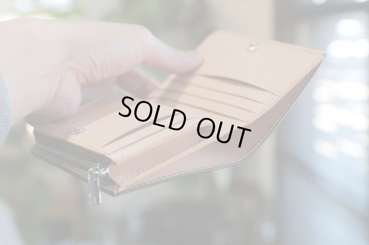 画像3: コンパクトウォレット／オイルコードバンブラック (3)