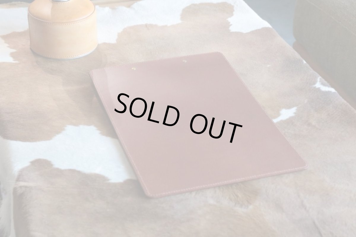 画像3: 【在庫品】革製下敷き／レザーボード／A4サイズ縦型 (3)