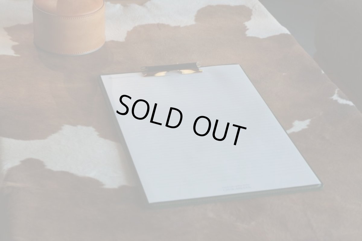 画像3: 【在庫品】革製下敷き／レザーボード／A4サイズ縦型 (3)