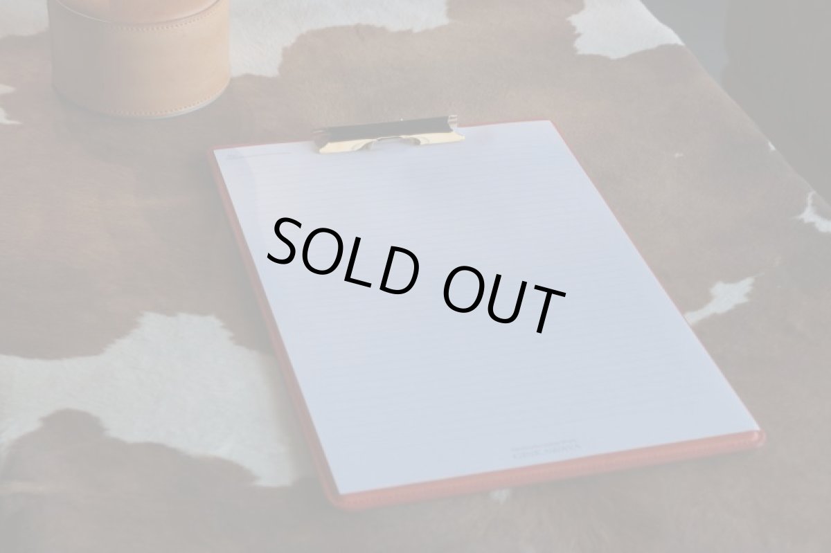 画像3: 【在庫品】革製下敷き／レザーボード／A4サイズ縦型 (3)