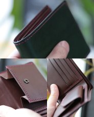 画像6: 【オーダーメイド】二つ折りショートウォレット／短財布／メンズ (6)