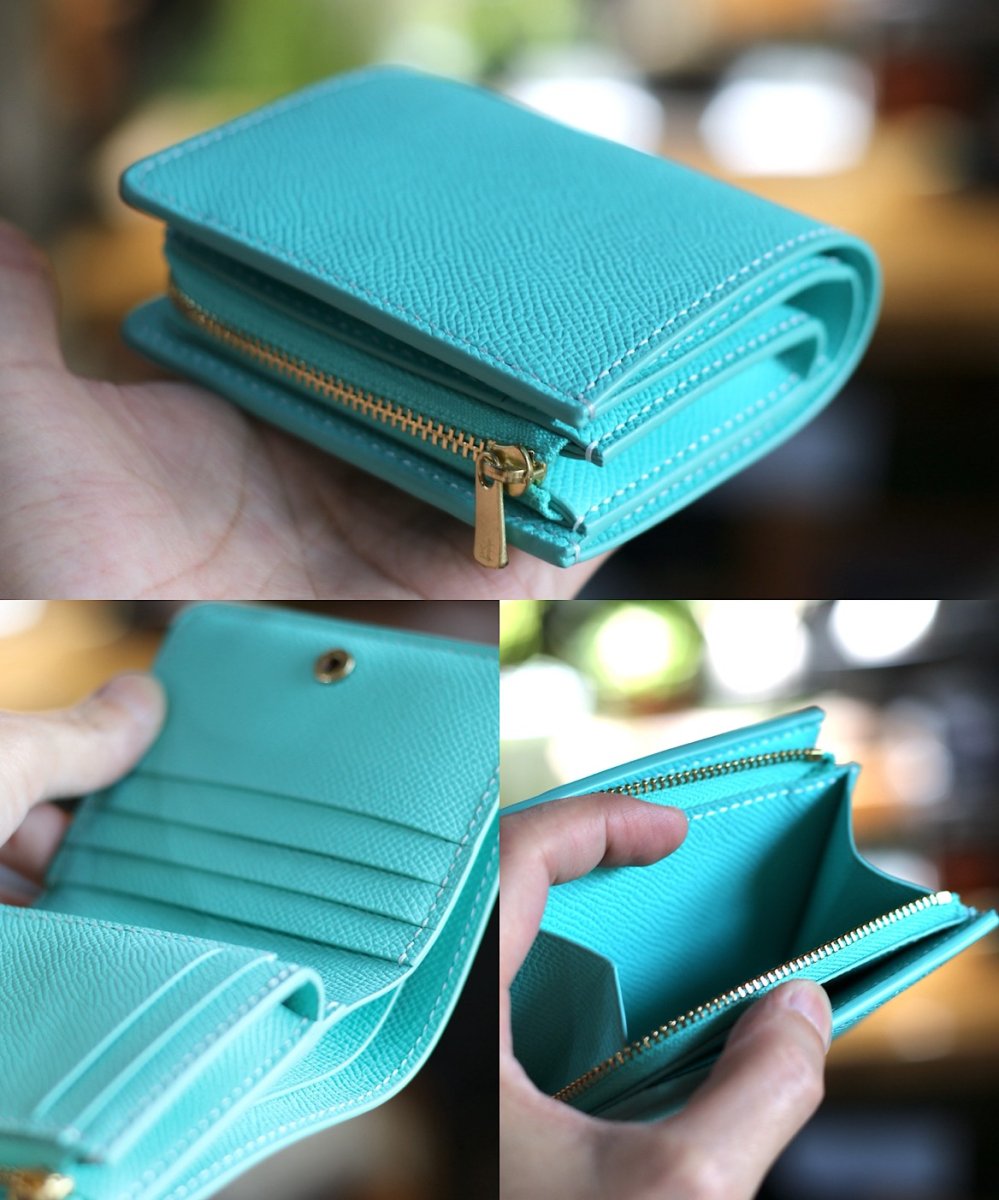 画像1: 【限定品・在庫品】コンパクトウォレット／ヴォーエプソンフェアリーブルー (1)