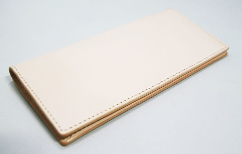 画像3: 【フルオーダー】ポーチタイプ/イントレチャート/長財布/シャンパンゴールド/ショルダーベルト付き (3)