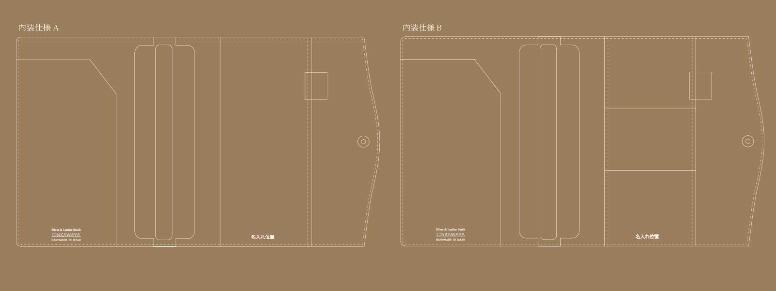 フラットシステム手帳　内装A,B