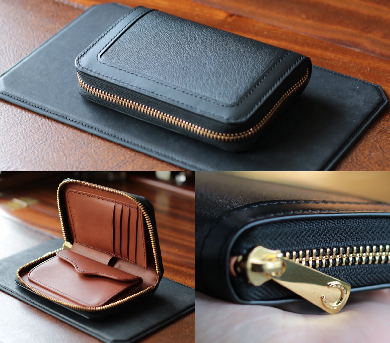 お値下げしました　フラッドヘッド　ダークブラウン レザー ミドルウォレット お値下げしました フラッドヘッド ダークブラウン レザー ミドル